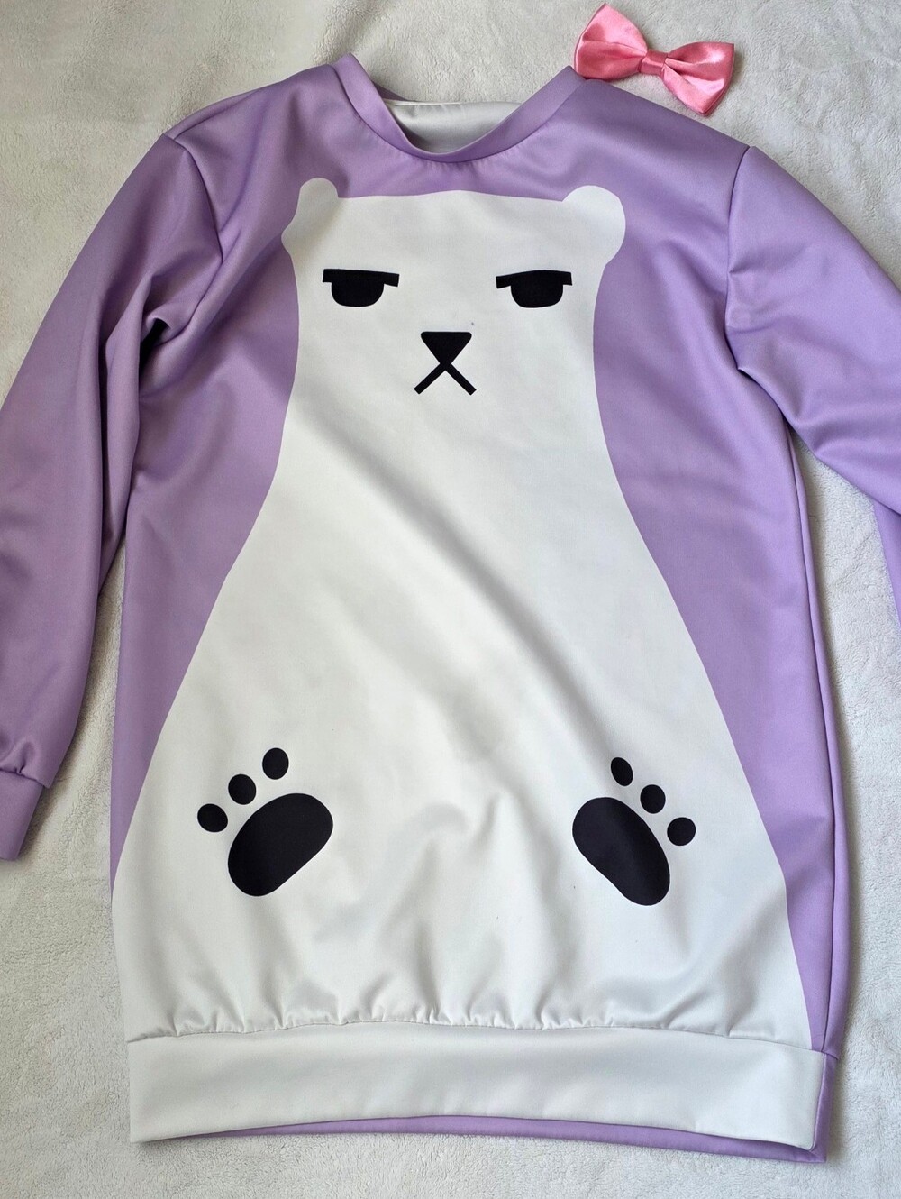 KPop Huntrix Mira Pajama Polar Bear Top Pajamas/Halloween Costume YXL /AS
